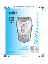 Braun 3790,  3590,  3570 Silk-épil SoftPerfection Body Epilation Manuel utilisateur
