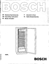Bosch KSW3603/01 Manuel utilisateur