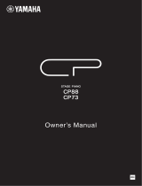 Yamaha CP73 Le manuel du propriétaire