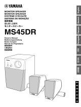 Yamaha MS45DR Le manuel du propriétaire