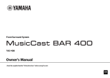 Yamaha MusicCast BAR 400 Manuel utilisateur