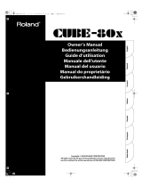 Roland CUBE-80X Le manuel du propriétaire