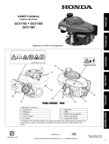 Honda GCV140 Le manuel du propriétaire
