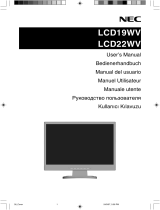 NEC LCD19WV Le manuel du propriétaire