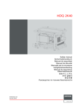 Barco HDQ-2K40 Manuel utilisateur