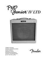 Fender Pro Junior IV LTD PR 257 Le manuel du propriétaire