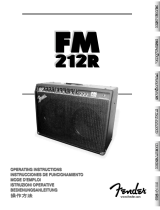 Fender FM 212R Manuel utilisateur