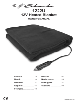 Schumacher Electric 1222 12V Heated Blanket Le manuel du propriétaire