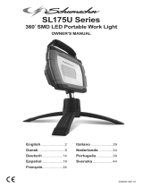 Schumacher SL175U Series – 360˚ SMD LED Portable Rechargeable Work Light Le manuel du propriétaire