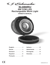 Schumacher SL886RU 6W COB LED Rechargeable Flood Light with Magnetic Base Le manuel du propriétaire