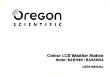 Oregon Scientific BAR206SA Manuel utilisateur