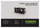 Fusion MS-RA770 Guide de démarrage rapide