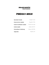 Marantz PMD661MKIII Guide de démarrage rapide