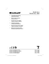 EINHELL TE-CD 18 Li-Solo Le manuel du propriétaire