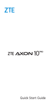 ZTE Axon 10 pro 5G Guide de démarrage rapide
