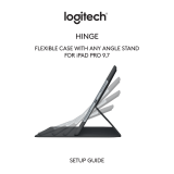 Logitech HINGE Flexible Case for iPad Pro 9.7 inch Guide d'installation