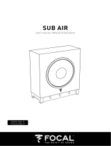 Focal Sib Pack 5.1 - 5 Sib & Sub Air Manuel utilisateur