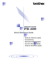 Brother PR-600/600C Guide de référence