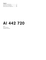 Gaggenau AI 442 Guide d'installation