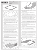 Dometic Adapter Frame Micro Heki - Fiat Ducato 280x280 (9104116108) Guide d'installation
