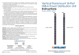 Intellinet Vertical Rackmount 16-Port USB-A Power Distribution Unit (CEE 7/7) Quick Instruction Guide