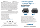Intellinet 2-Port Gigabit Ultra PoE Injector Mode d'emploi