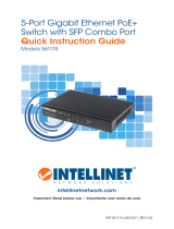 Intellinet 5-Port Gigabit Ethernet PoE  Switch with SFP Combo Port Quick Instruction Guide
