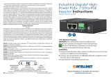 Intellinet Industrial Gigabit Ultra PoE Injector Quick Instruction Guide