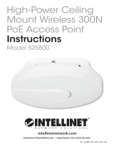 Intellinet High-Power Ceiling Mount Wireless 300N PoE Access Point Quick Installation Guide