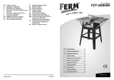 Ferm TSM1012 - FZT-250ENN Le manuel du propriétaire
