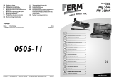 Ferm TJM1001 - FRJ2000 Le manuel du propriétaire
