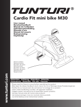 Tunturi Cardio Fit mini bike M30 Manuel utilisateur