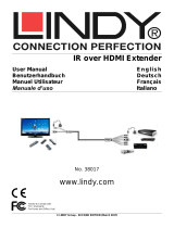 Lindy 30m IR Over HDMI Extender Kit Manuel utilisateur