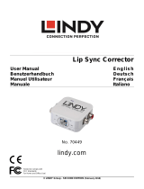 Lindy Phono Lip Sync Corrector Manuel utilisateur