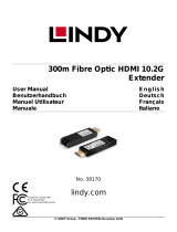 Lindy 300m Fibre Optic HDMI 2.0 10.2G Extender Manuel utilisateur