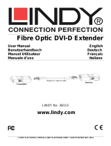 Lindy 1500m Fibre Optic DVI-D Single Link Extender Manuel utilisateur