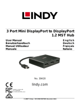 Lindy Mini DP to Triple DisplayPort 1.2 MST Hub Manuel utilisateur