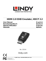 Lindy HDMI 2.0 EDID Emulator, HDCP 2.2 Manuel utilisateur