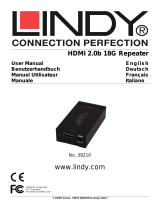 Lindy 40m HDMI 18G Repeater Premium Manuel utilisateur