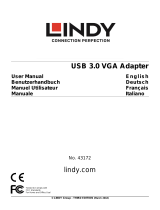 Lindy USB 3.0 to VGA Converter Manuel utilisateur