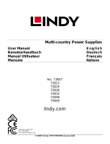 Lindy 12VDC 1.25A Multi-country Power Supply, 5.5/2.1mm Manuel utilisateur