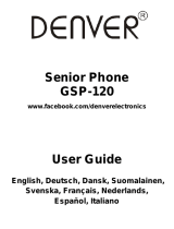 Denver GSP-120 Manuel utilisateur