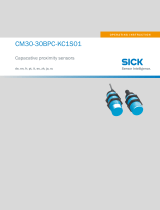 SICK CM30-30BPC-KC1S01 Capacative proximity sensors Mode d'emploi