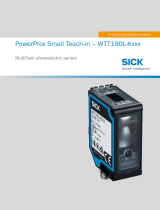 SICK PowerProx Small Analog - WTT190L-Kxxxx Mode d'emploi