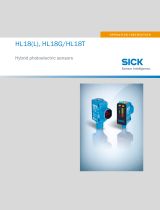 SICK SureSense - HL18 Hybrid photoelectric sensors Mode d'emploi