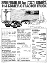 Tamiya Semi-Trailer Le manuel du propriétaire