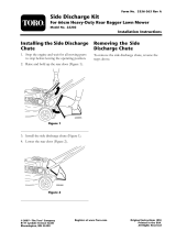 Toro Side-Discharge Kit, 66cm Heavy-Duty Rear Bagger Lawn Mower Guide d'installation
