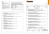 Bticino 391128 Mode d'emploi