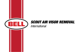 Bell Scout Air Visor Removal Manuel utilisateur