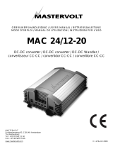 Mastervolt Mac 24/12-20 Manuel utilisateur